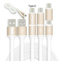 Maltese Charging Cable (2in1) White